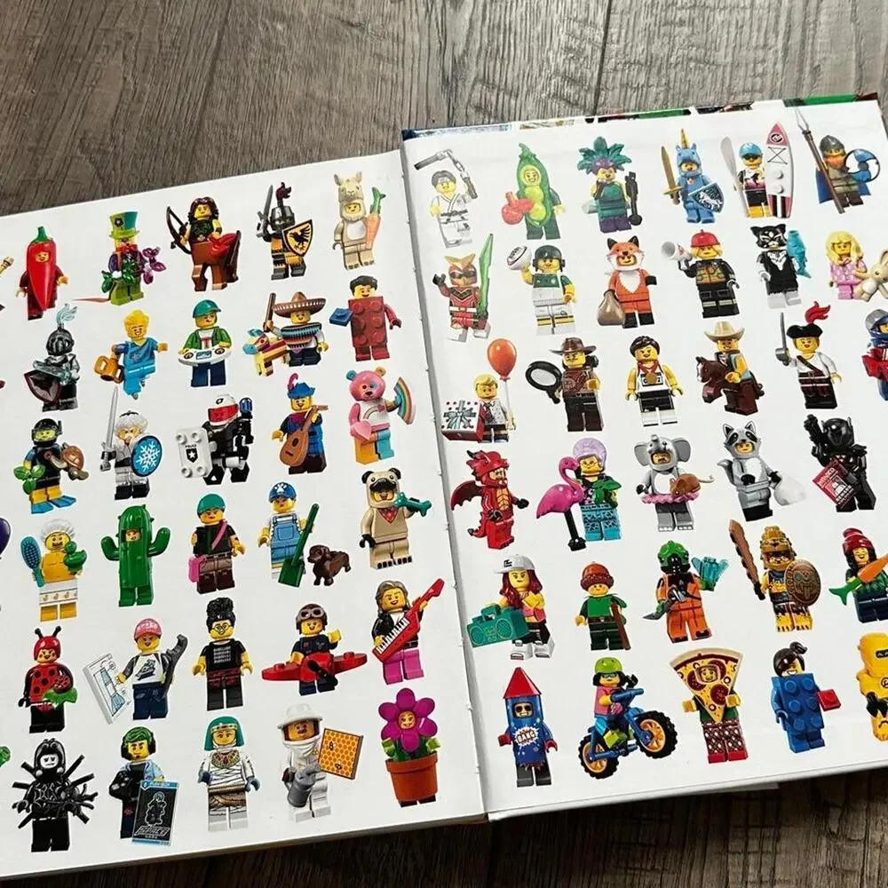 Retired Lego COL410 Spanish Meet The Mini Figures Rock Singer Rockstar Book Set